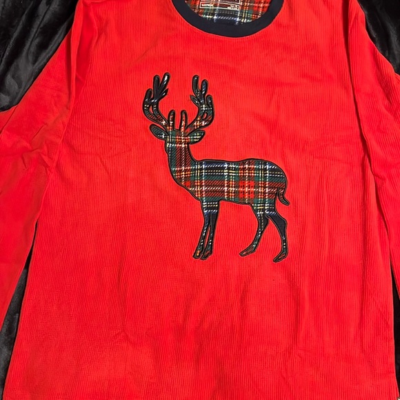 Men’s Eddie Bauer Christmas Pajama Set Size XL 2 Pieces Festive‎ Cozy - Picture 1 of 7